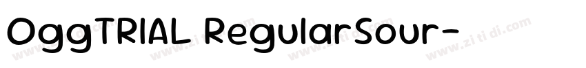OggTRIAL RegularSour字体转换 OggTRIAL RegularSour字体转换